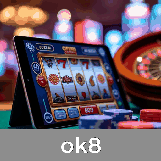 Ok8: Slots com Mega Jackpots, Jogos de Mesa - Estratégia e Roleta com Alta Probabilidade